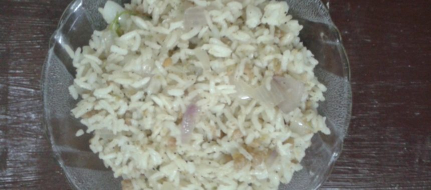 Spring Onion Fried Rice